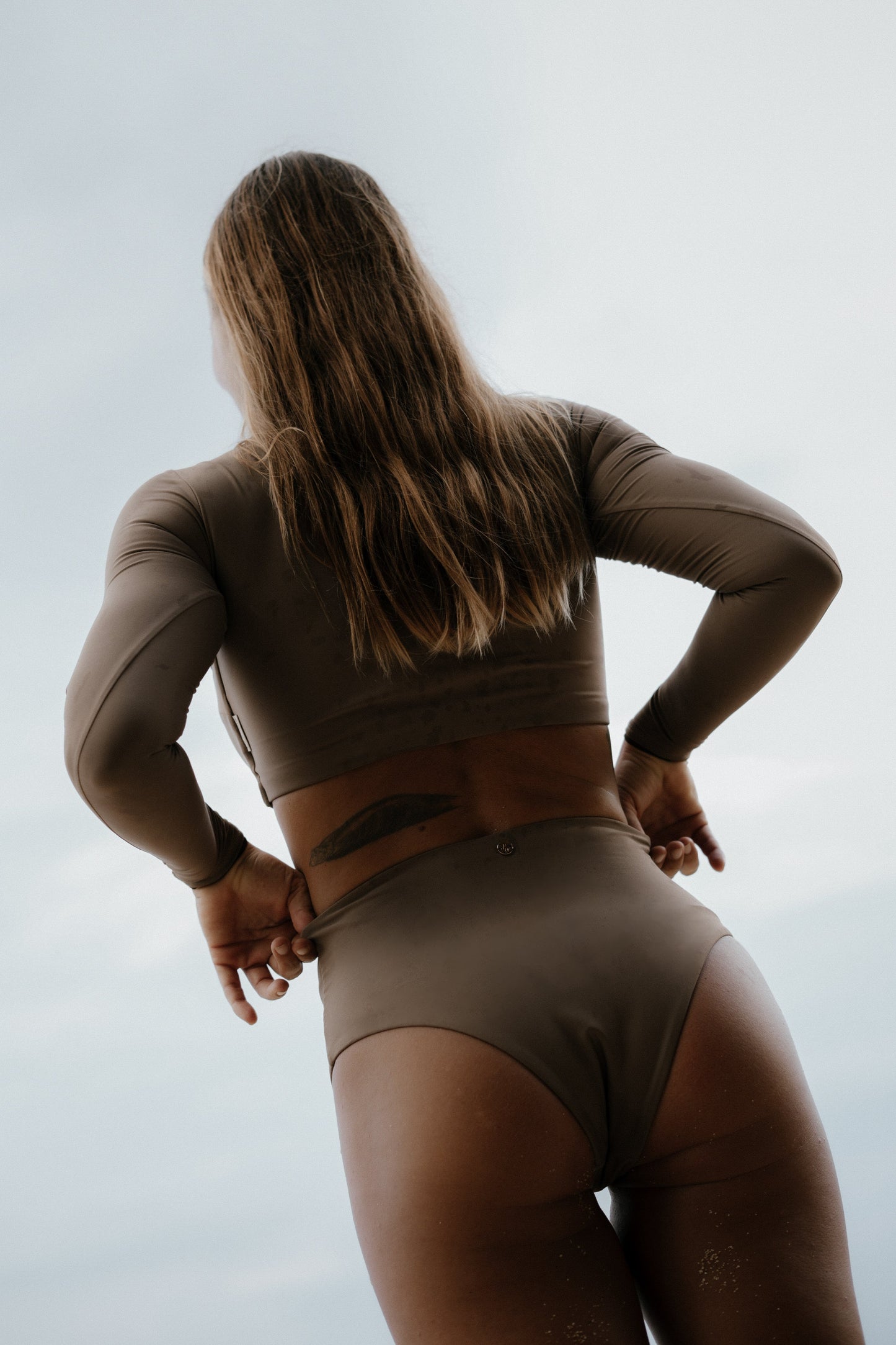 Essential High Waist Bottom ~ Mocha