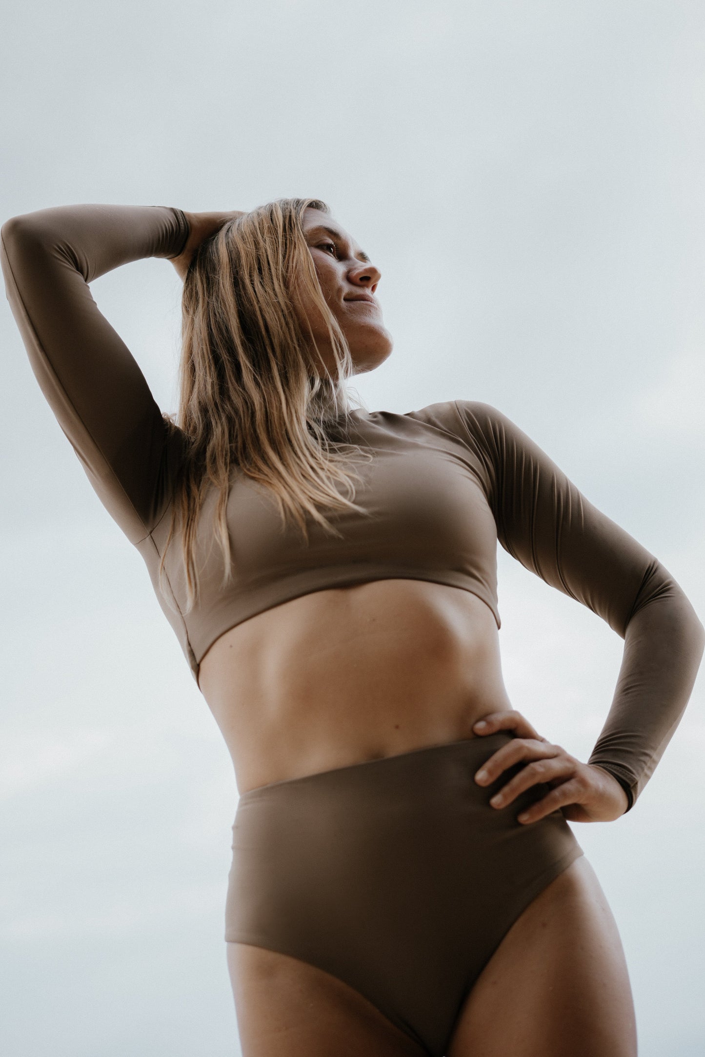 Essential High Waist Bottom ~ Mocha
