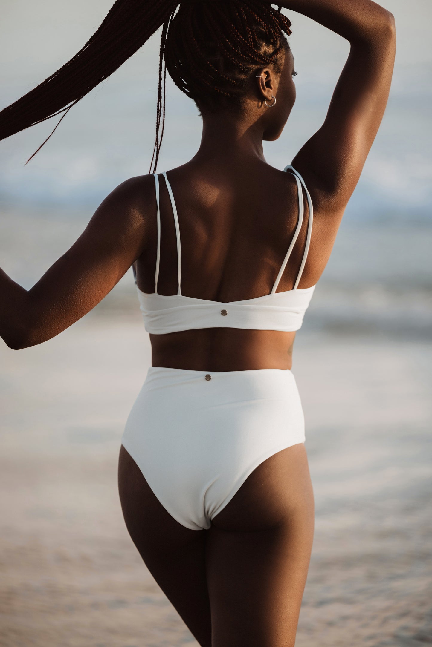 Essential High Waist Bottom ~ Off White