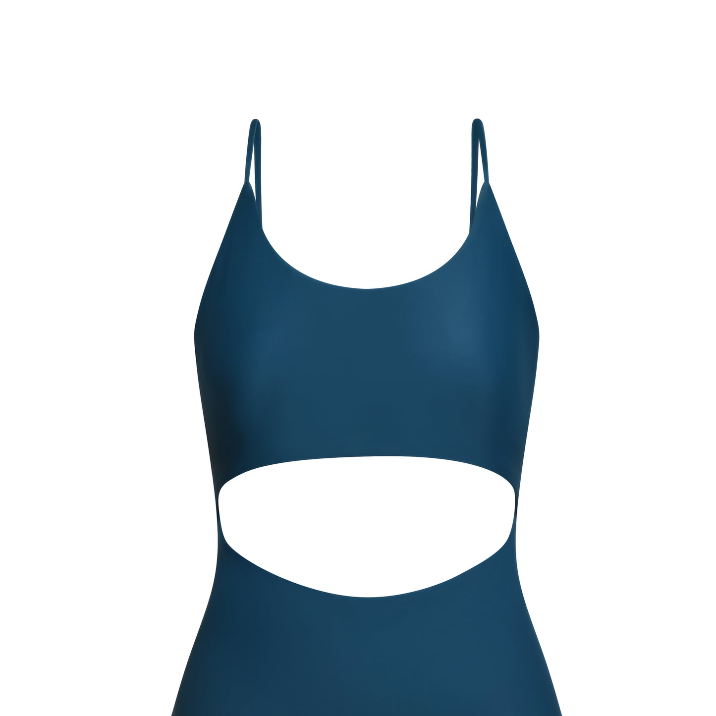 swimsuit teal blue surf swim cutout details twist