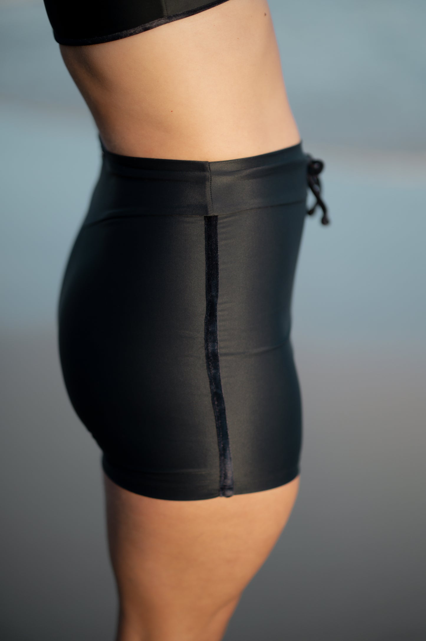 Run Swim Surf Shorts ~ Black