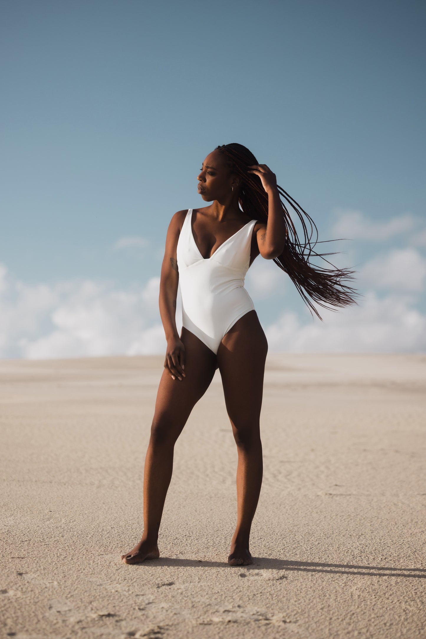 Seacliff Swimsuit ~ Off White