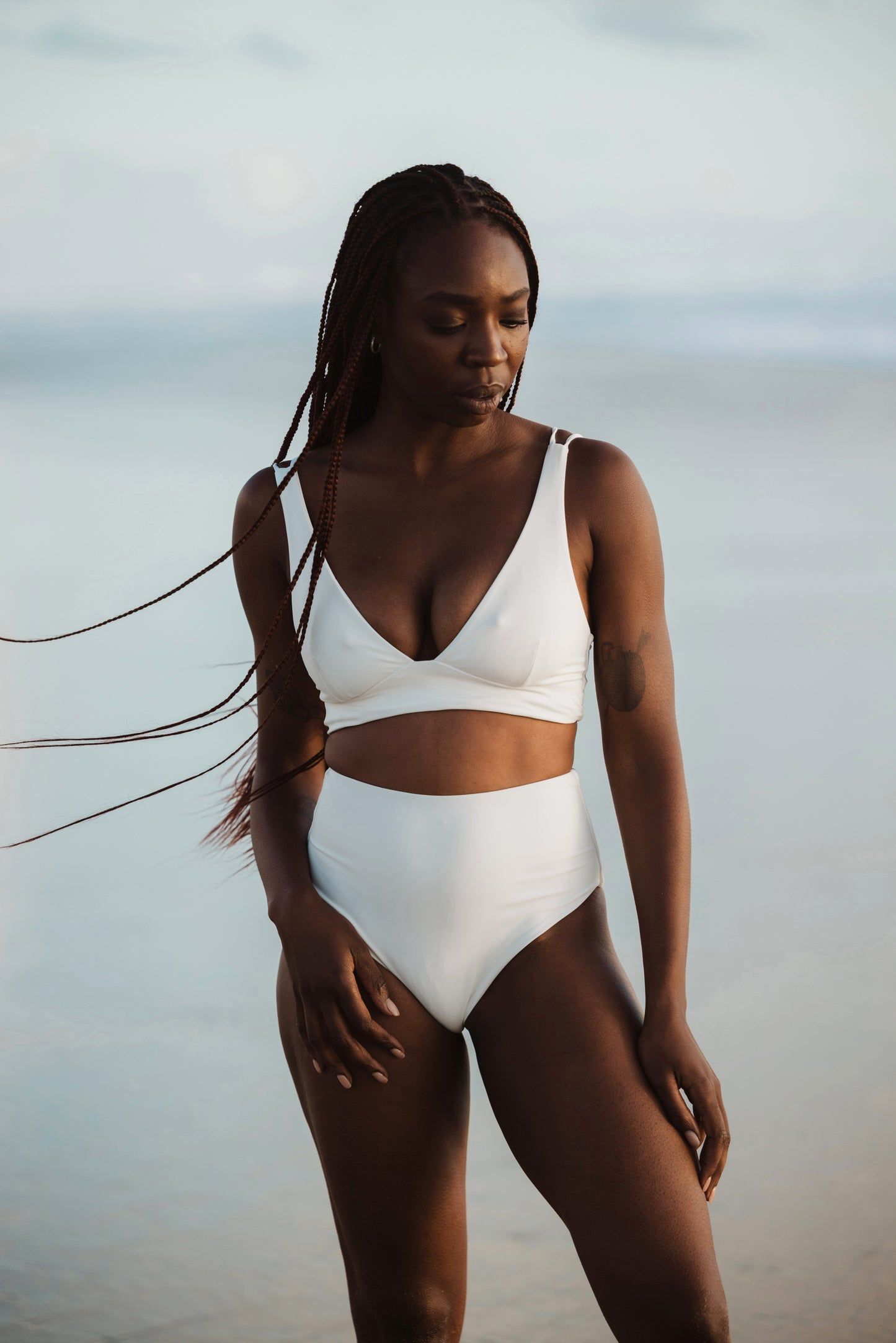 Sandset Bikini Top ~ Off White