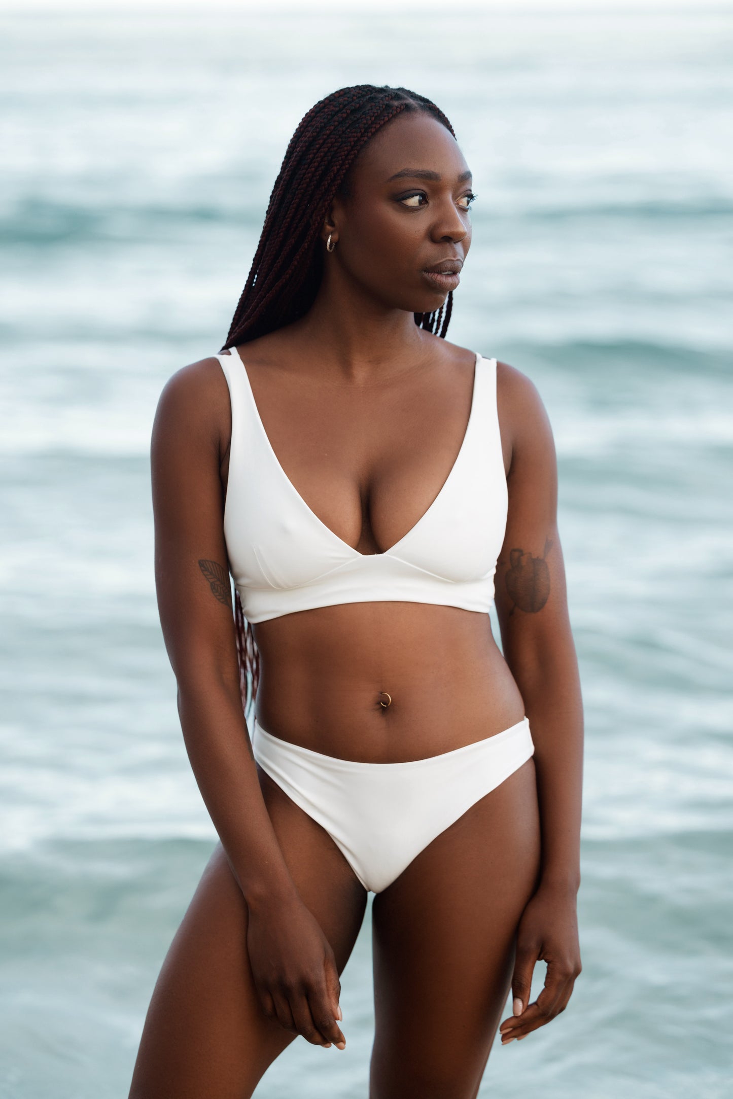 Sandset Bikini Top ~ Off White