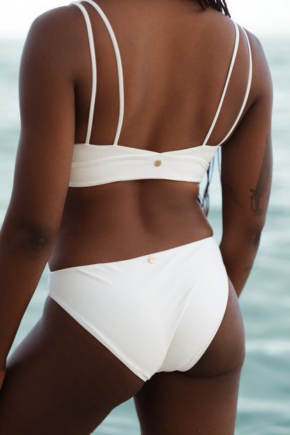 Sandset Bikini Top ~ Off White