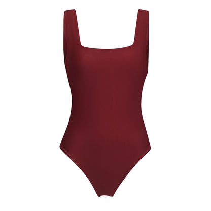 swimsuit one piece cut outs bows surf ruby burgundy